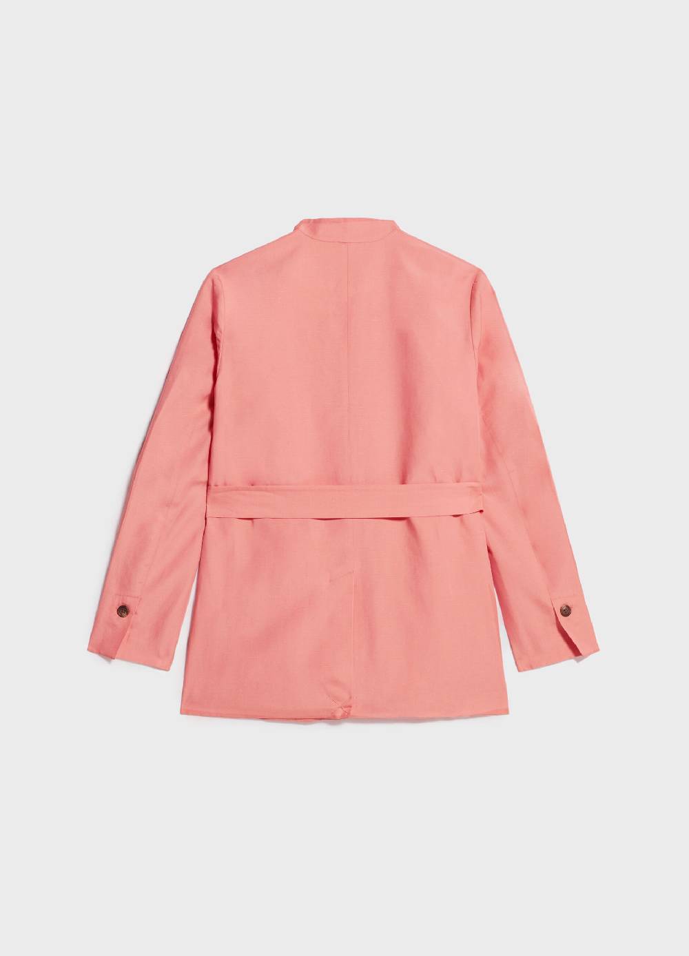 LES COPAINSBlazer misto lino con cintura Vendita
