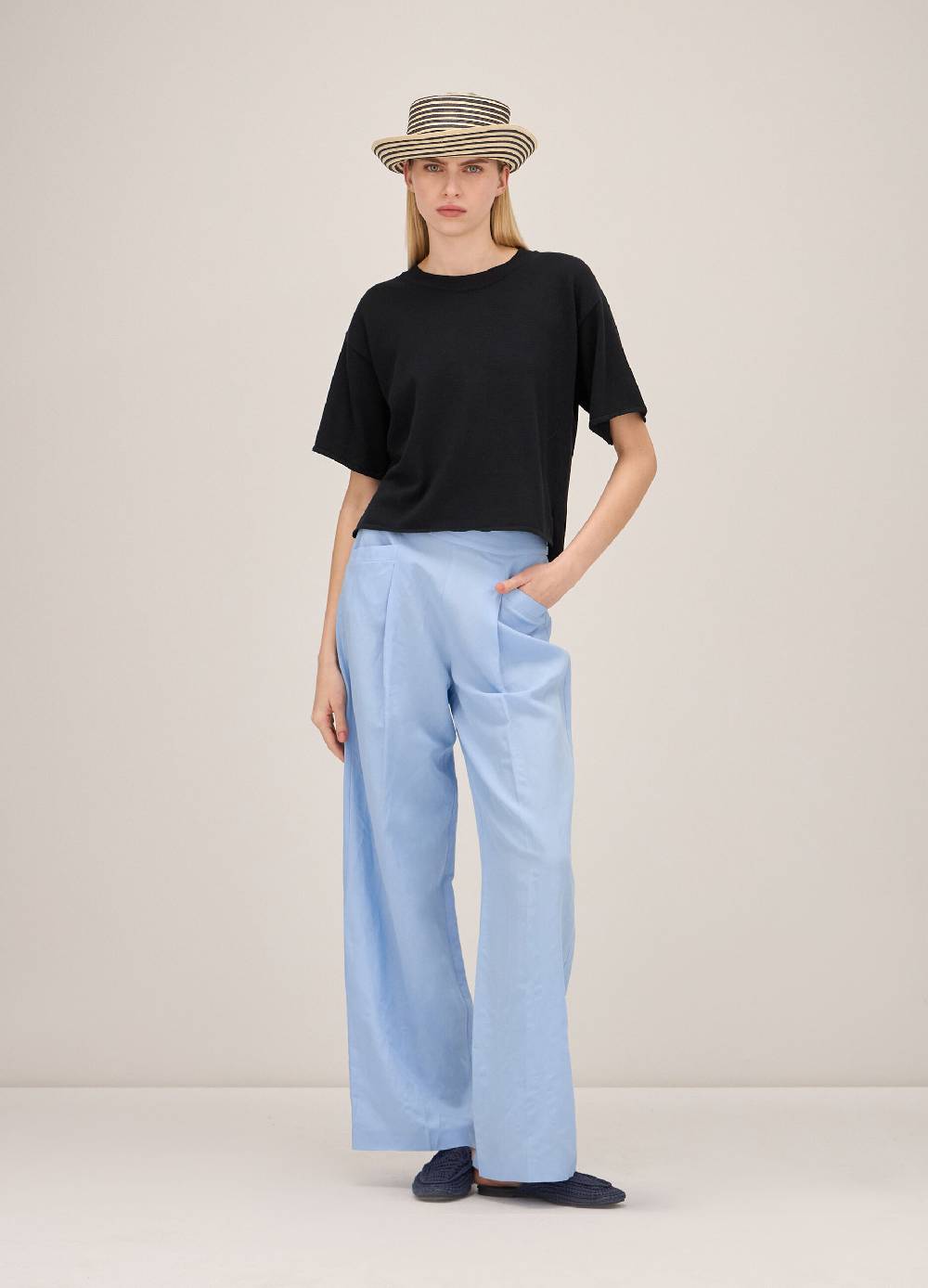 LES COPAINSMaglia tricot in cotone In Vendita