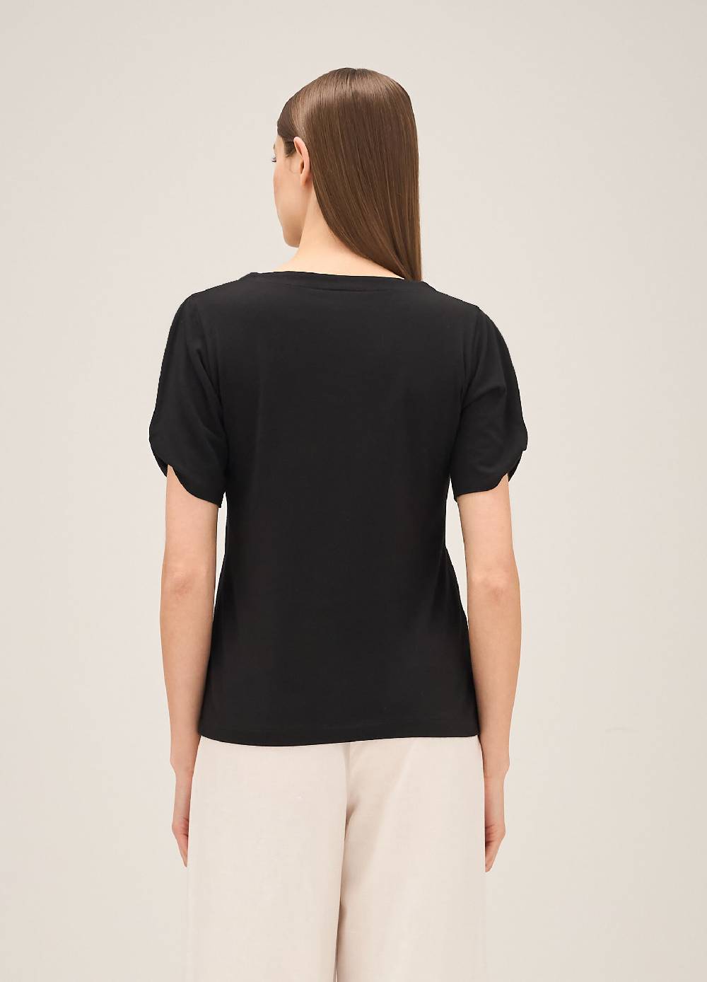 LES COPAINST-shirt in cotone e modal Nuova
