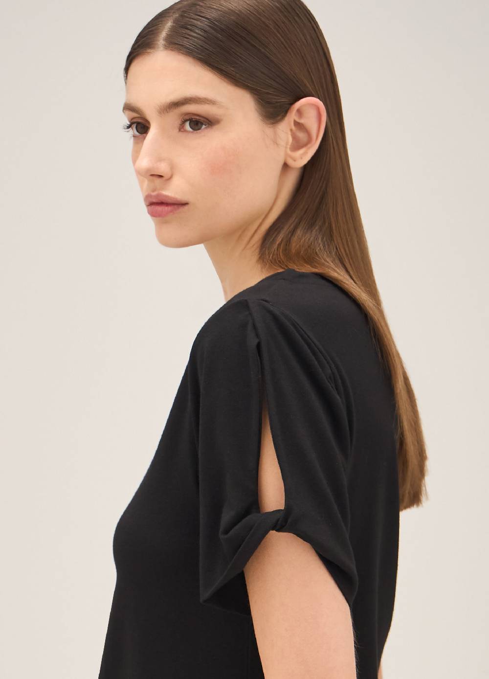 LES COPAINST-shirt in cotone e modal Nuova