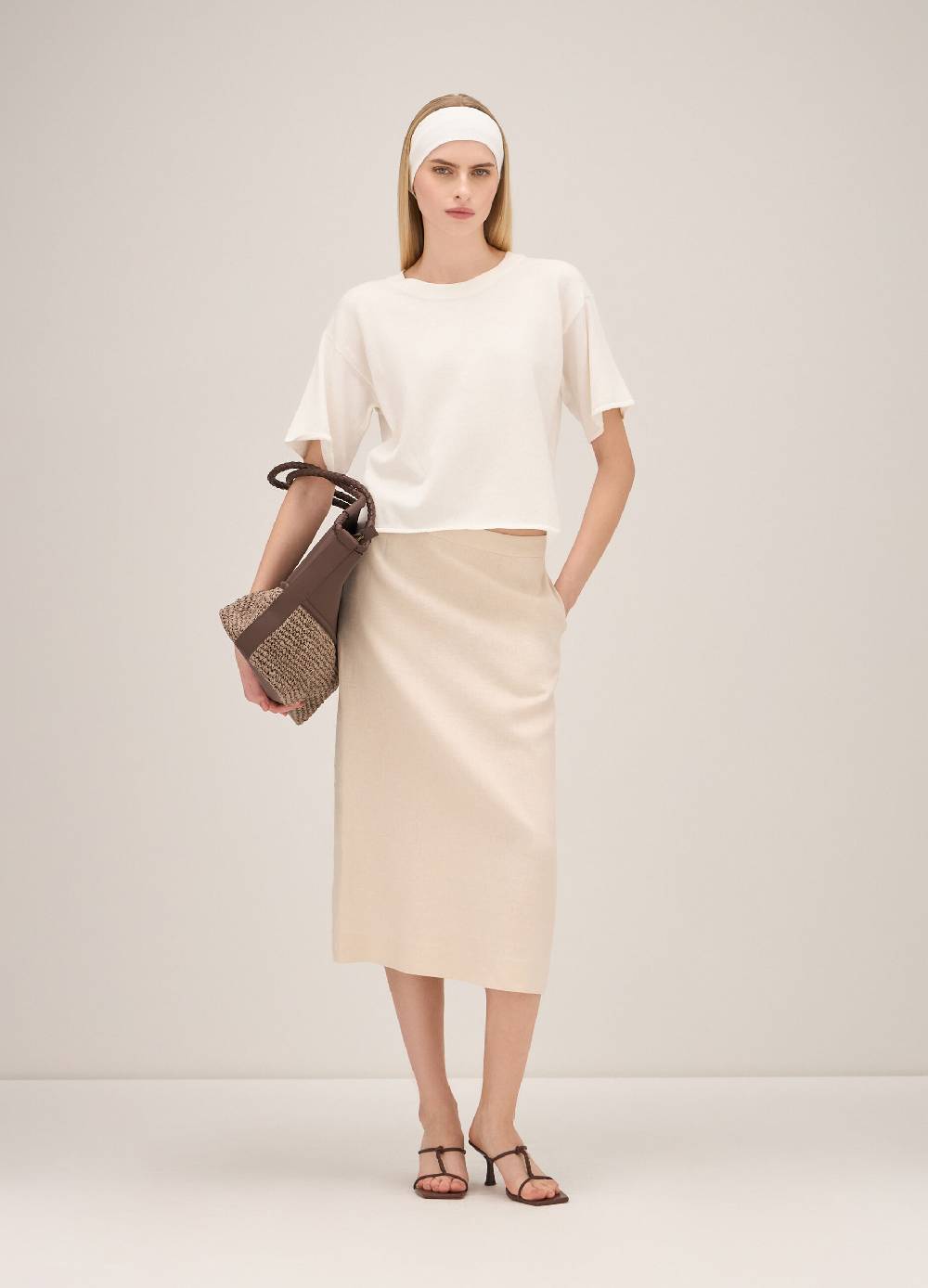 LES COPAINSMaglia tricot in cotone In Linea