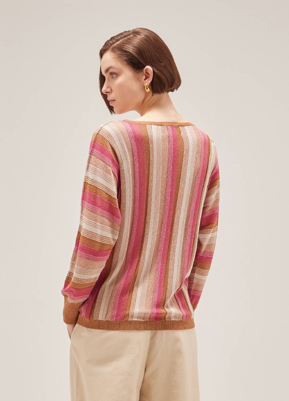 LES COPAINSMaglione tricot a righe Nuovo