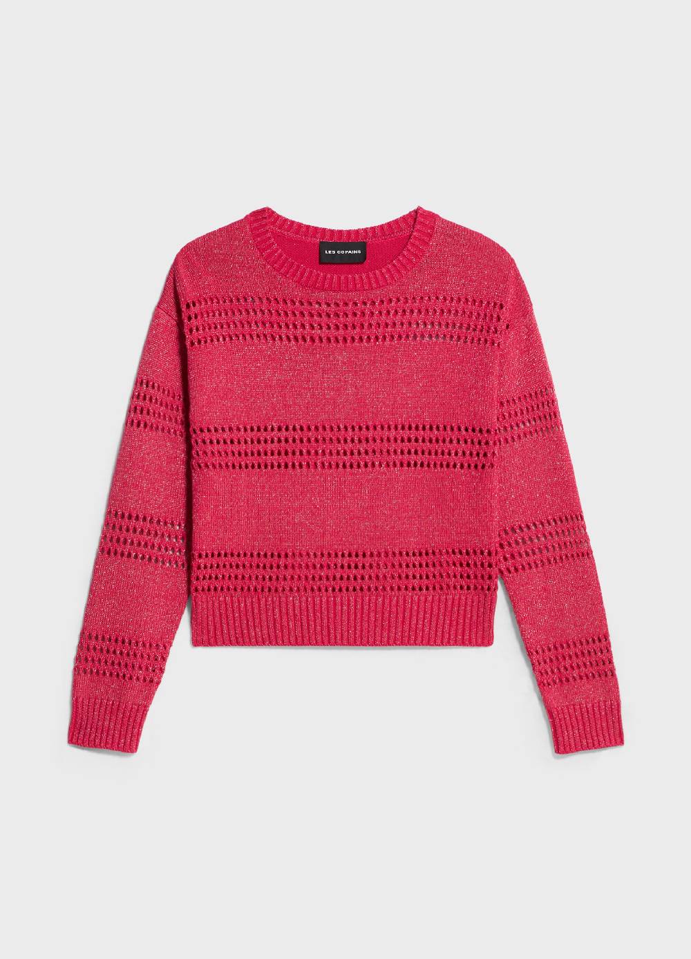 LES COPAINSMaglione tricot in seta e cotone In Saldo