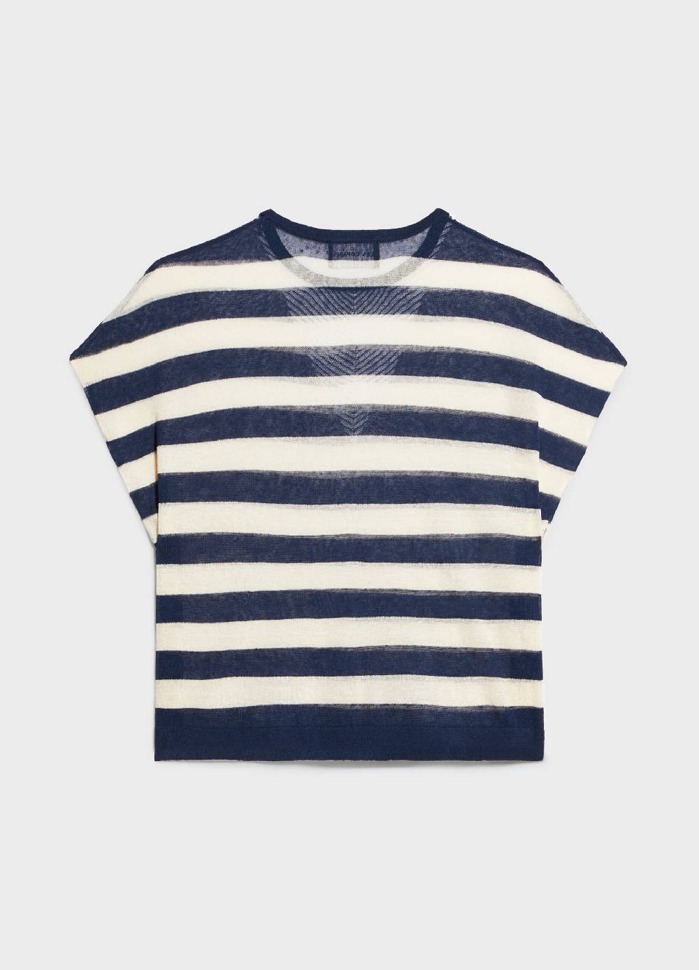 LES COPAINSMaglia tricot a maniche corte in misto lino Negozio