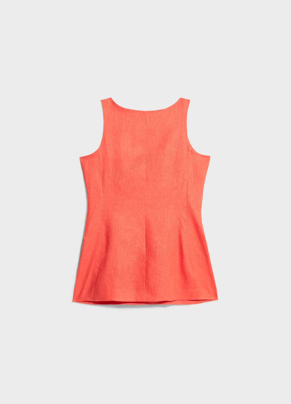 LES COPAINSGilet lungo in puro lino Soddisfazione Garantita