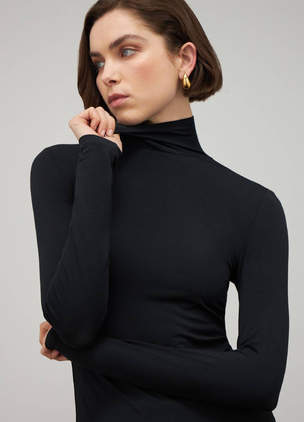 LES COPAINSDolcevita a manica lunga in tessuto stretch Offerte