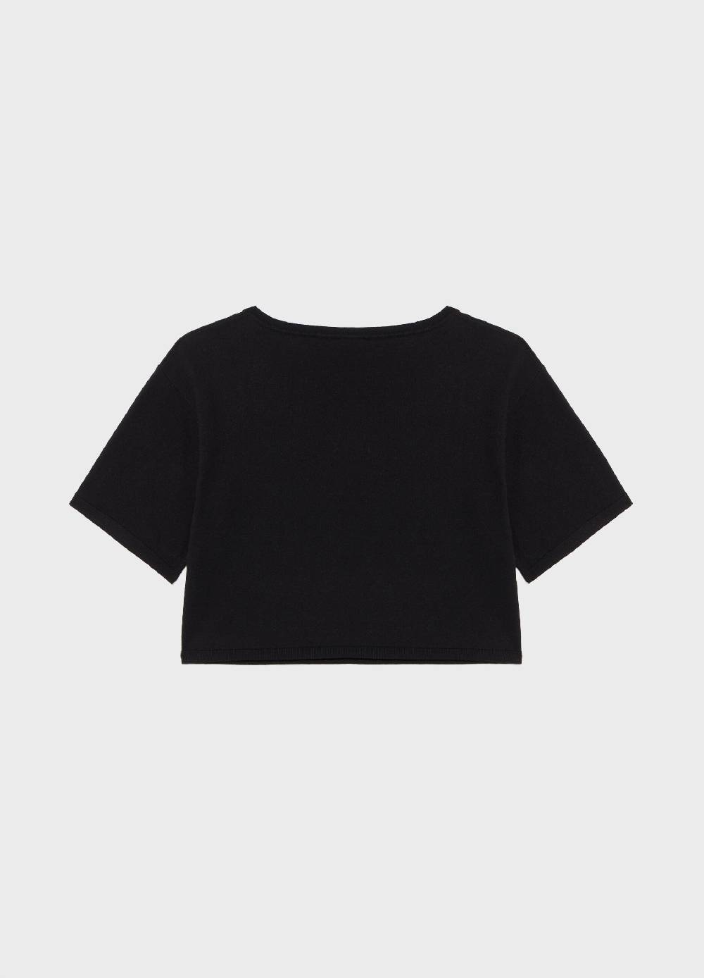 LES COPAINSMaglia tricot a maniche corte in seta e cotone Trasporto libero internazionale