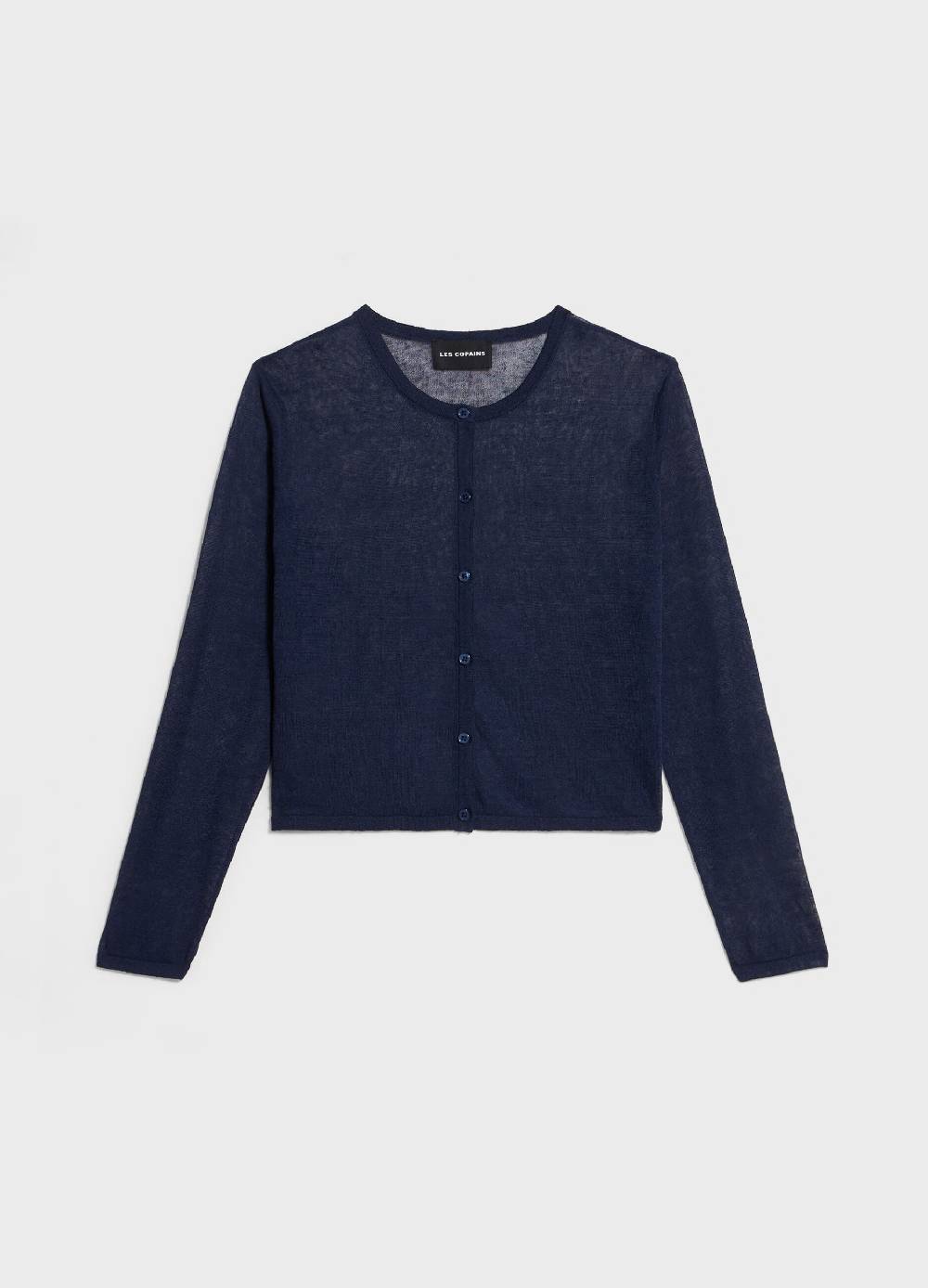 LES COPAINSCardigan tricot in misto lino Discount Store per i nuovi prodotti