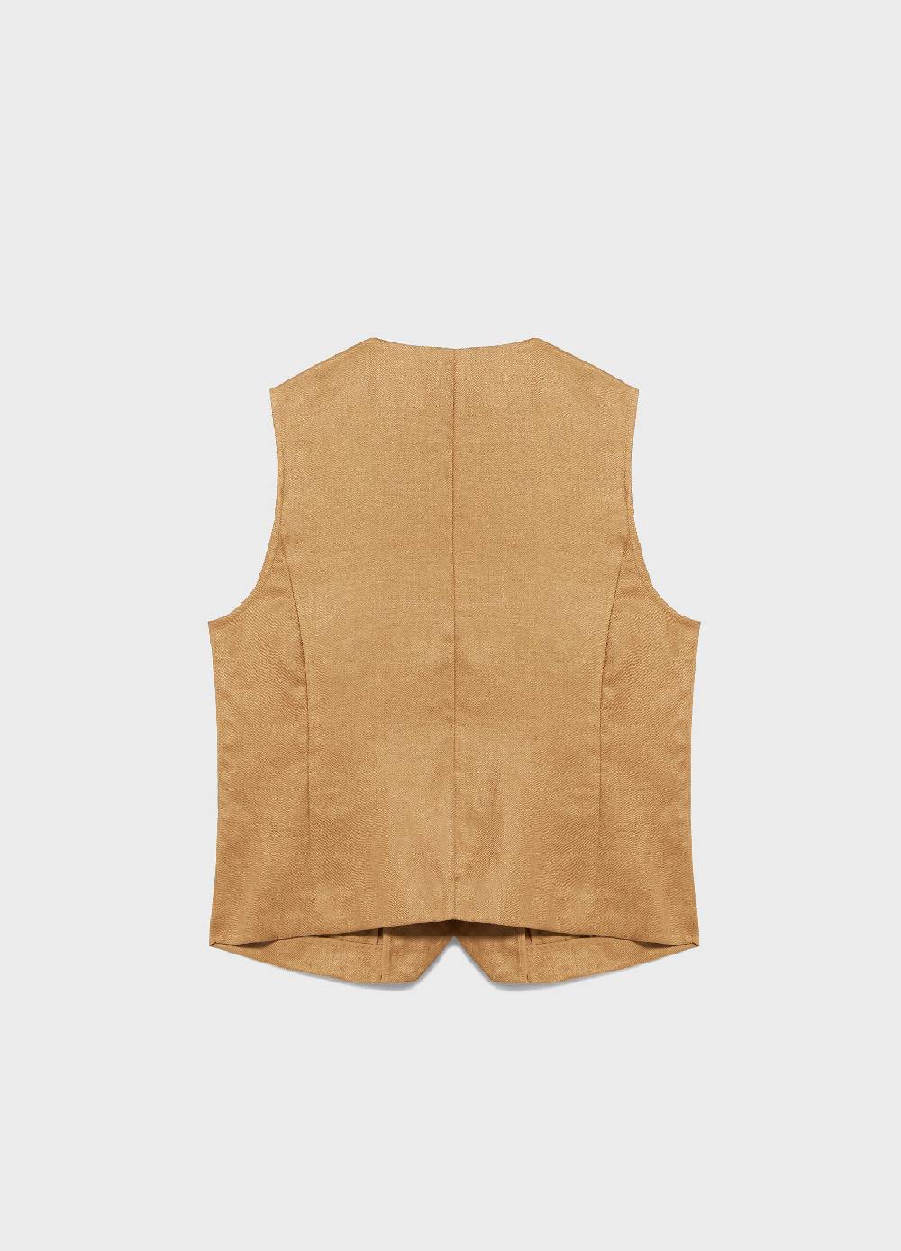 LES COPAINSGilet in puro lino Vendita Calda