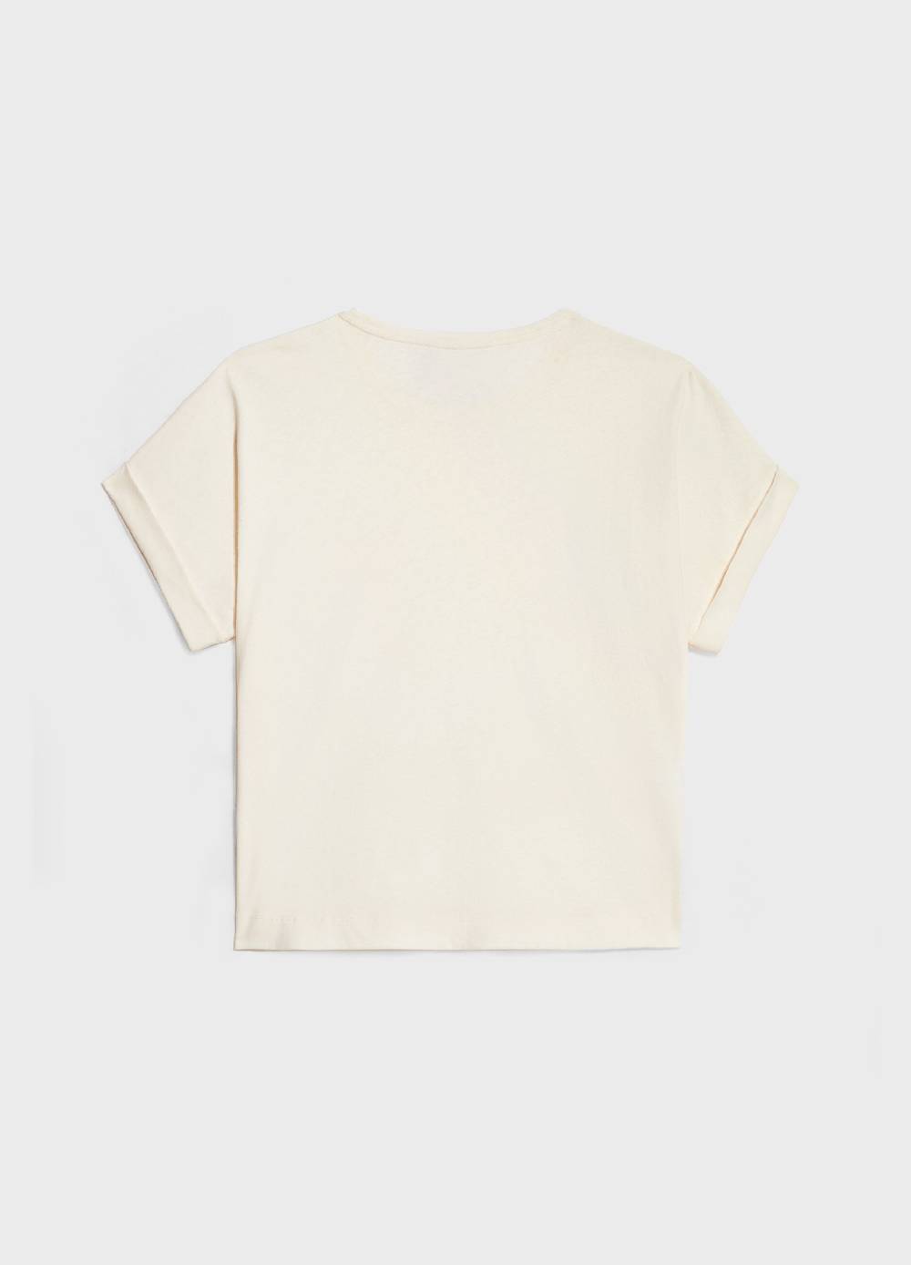 LES COPAINST-shirt in lino e cotone Saldi Di Fabbrica