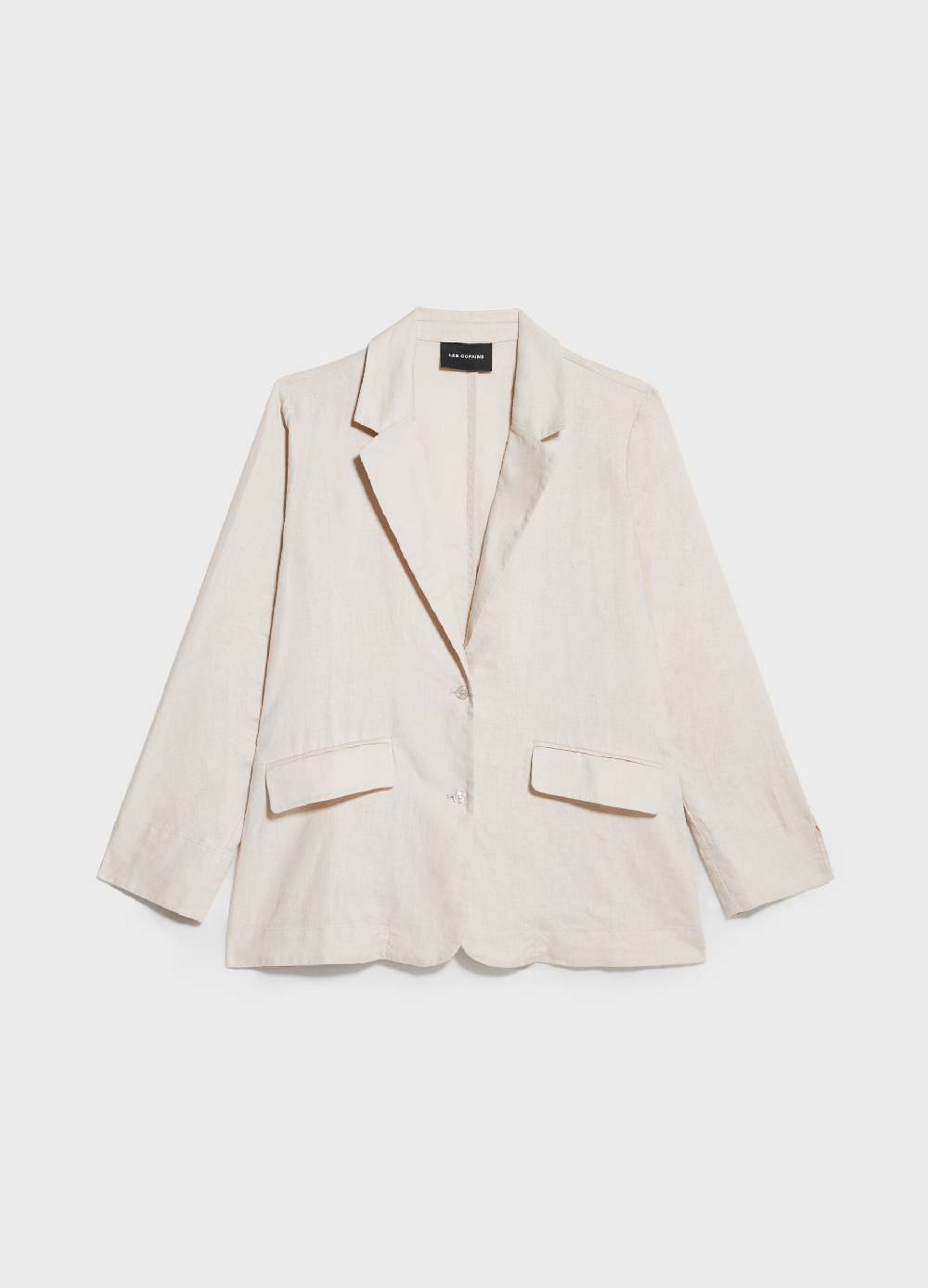 LES COPAINSGiacca a camicia in lino Outlet