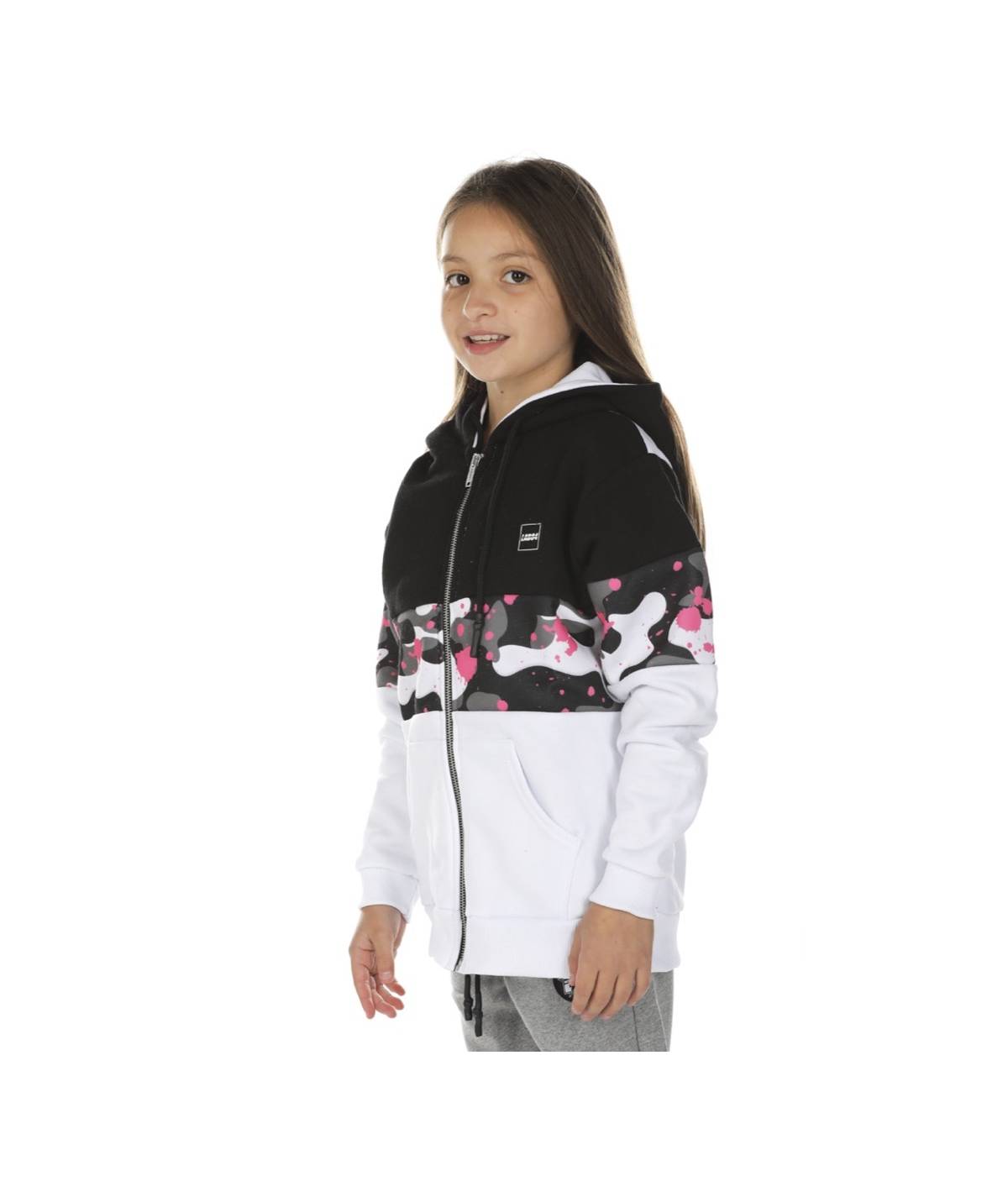 Lab84 FELPA ZIP CAPP Sottocosto