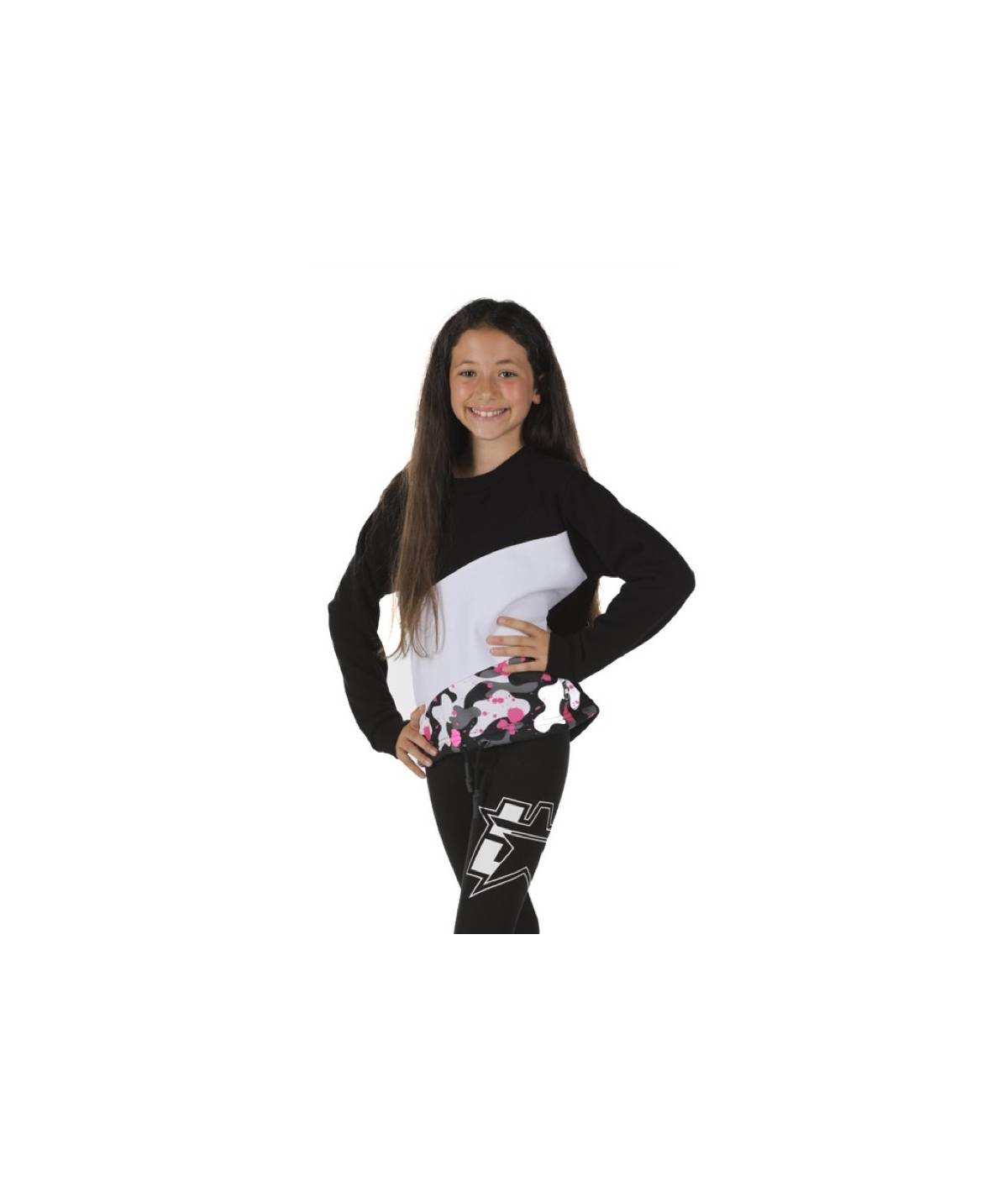 Lab84 FELPA CROP TOP + COULISSE Sconto