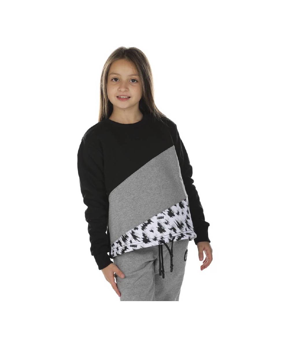 Lab84 FELPA CROP TOP + COULISSE Offerta