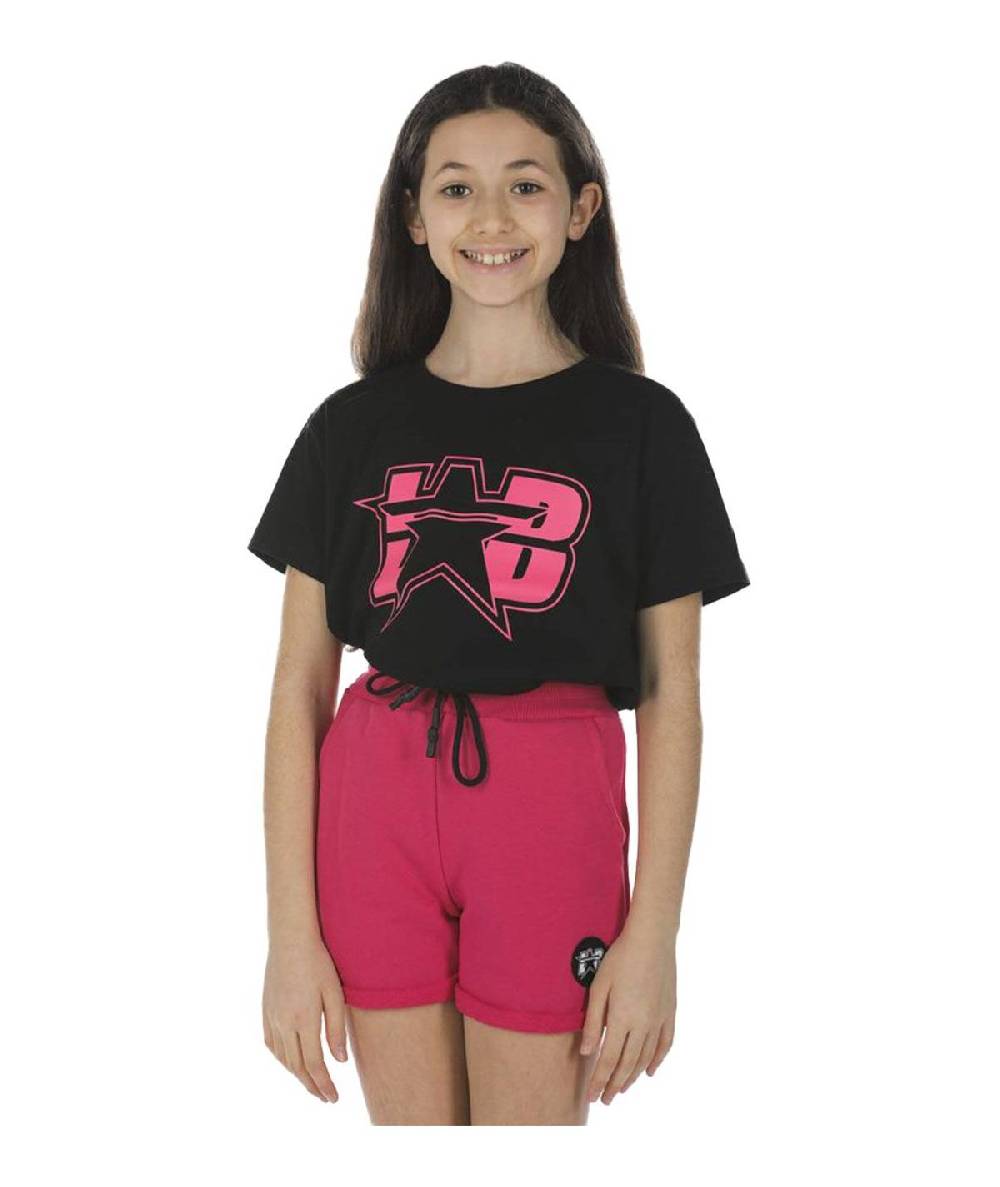 Lab84 T-SHIRT GIRO M/M STAR FLUO Soddisfazione Garantita