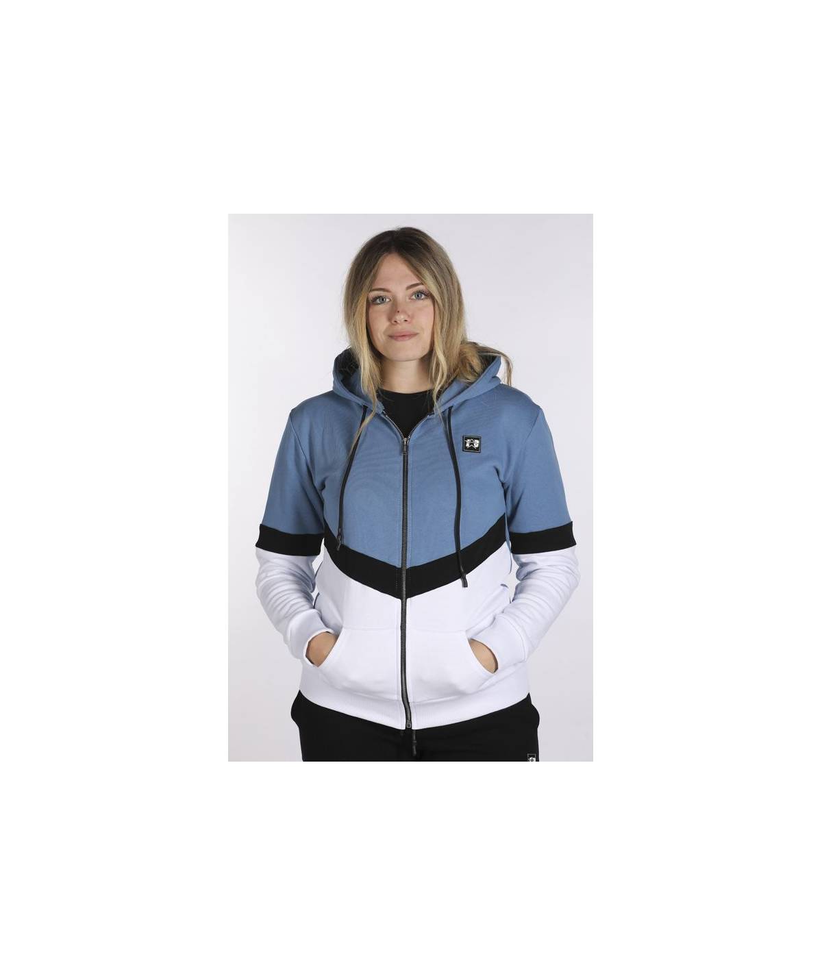 Lab84 FELPA FULL ZIP + CAPPUCCIO Vendita