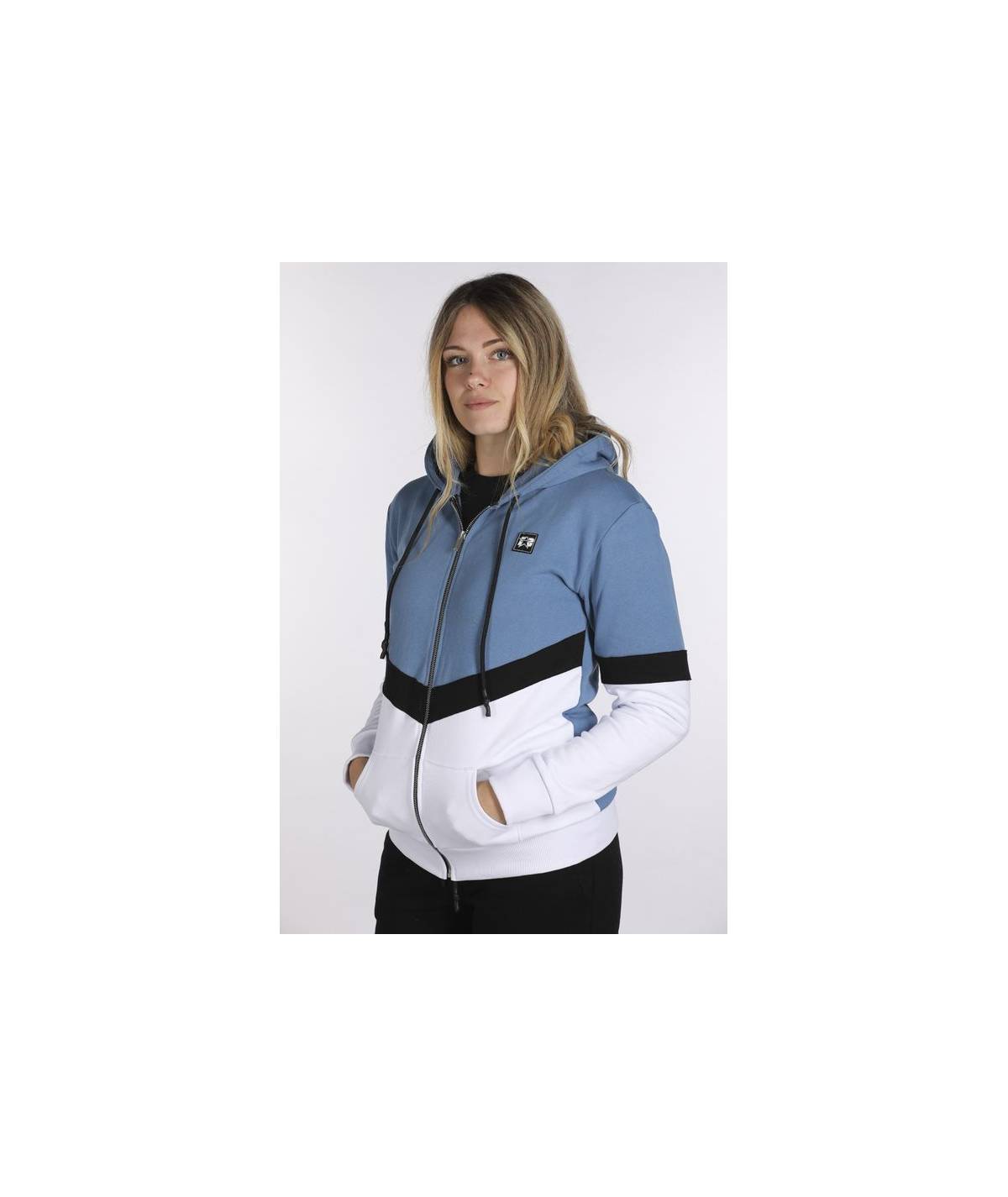 Lab84 FELPA FULL ZIP + CAPPUCCIO Vendita
