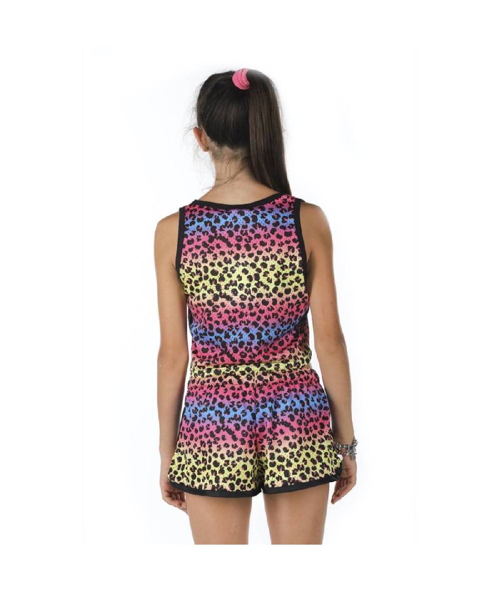 Lab84 CANOTTA CROP TOP MESH Prezzo Ridotto