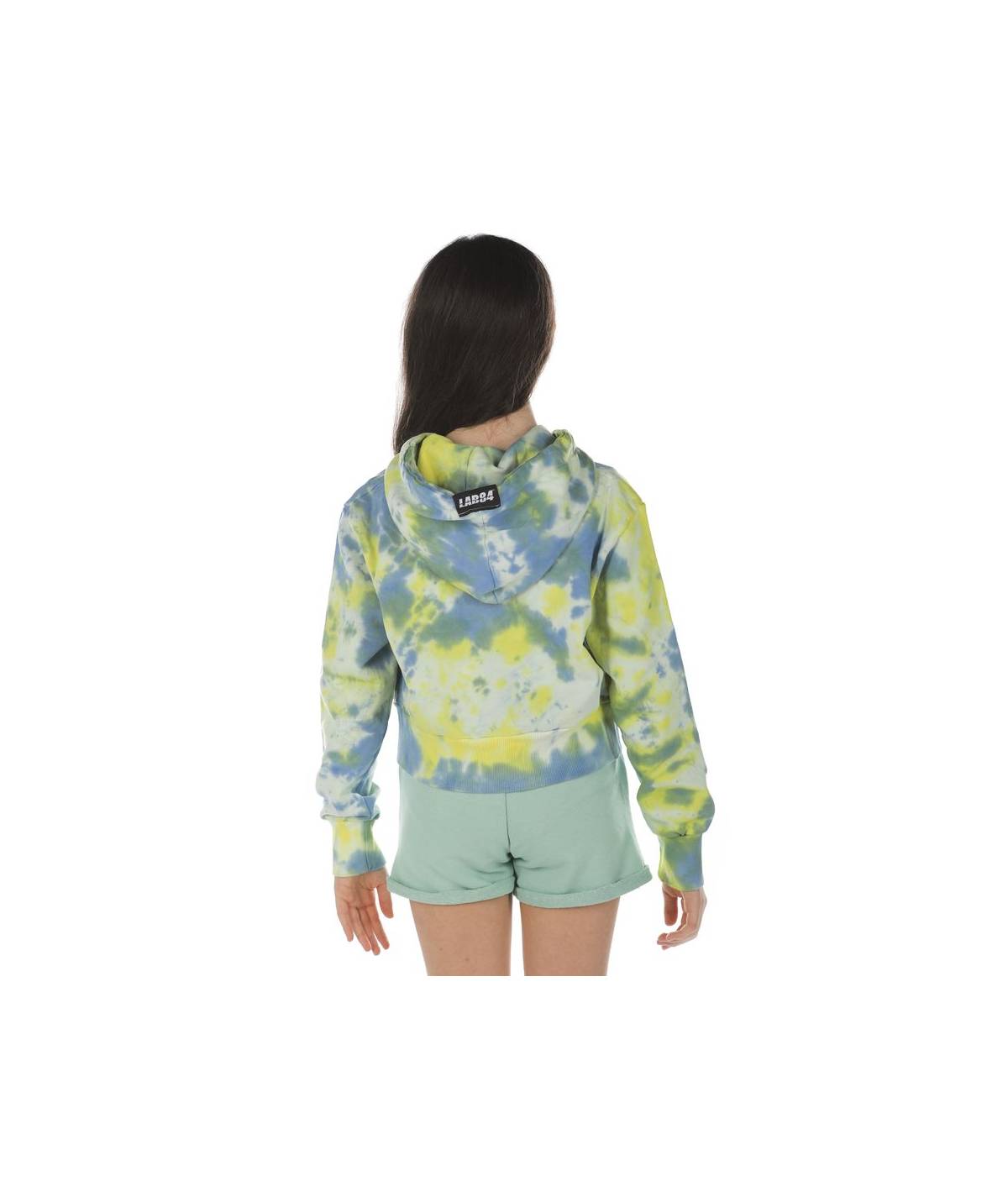 Lab84 FELPA ZIP CROP TOP Novità