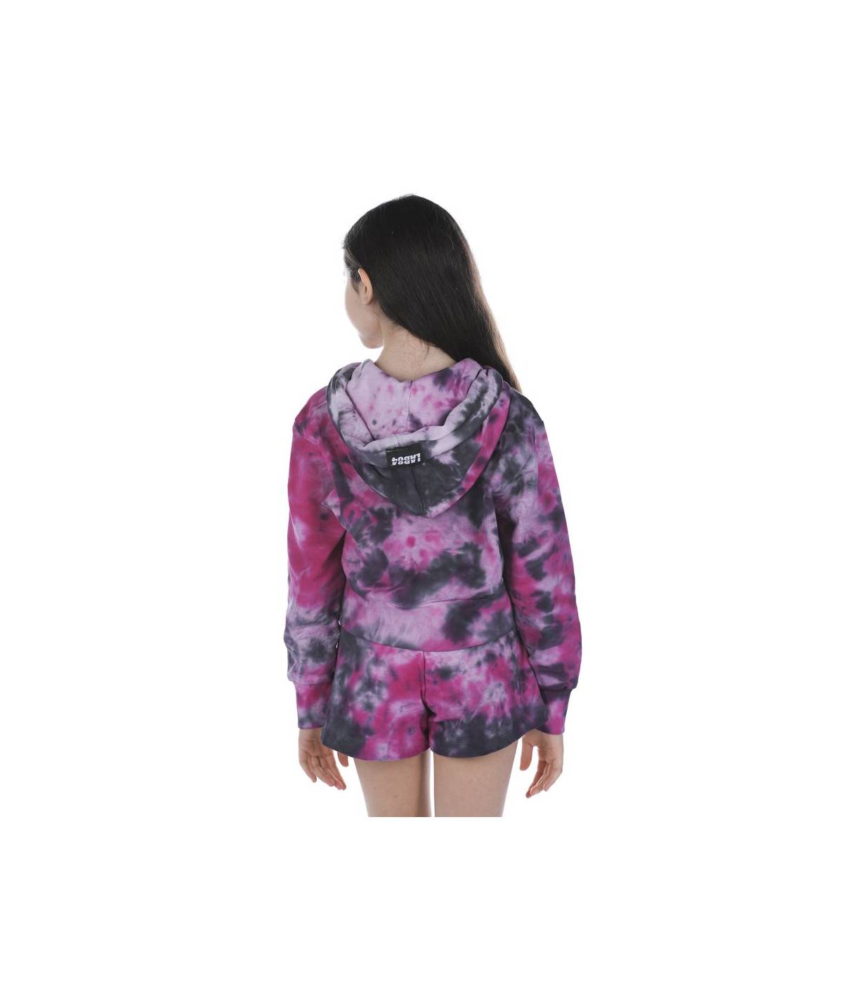 Lab84 FELPA ZIP CROP TOP Presa