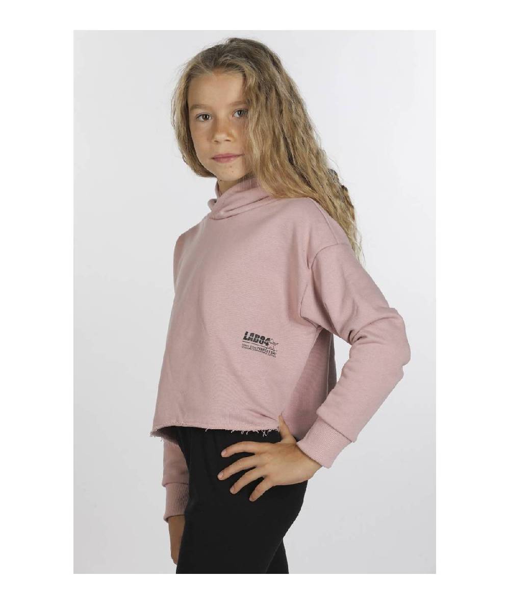 Lab84 CROP TOP CAPPUCCIO Consegna Veloce