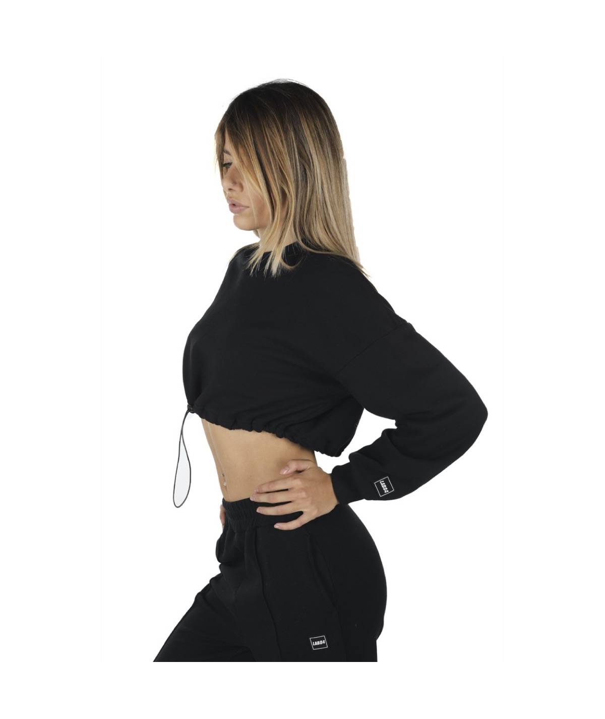 Lab84 FELPA CROP TOP Saldi