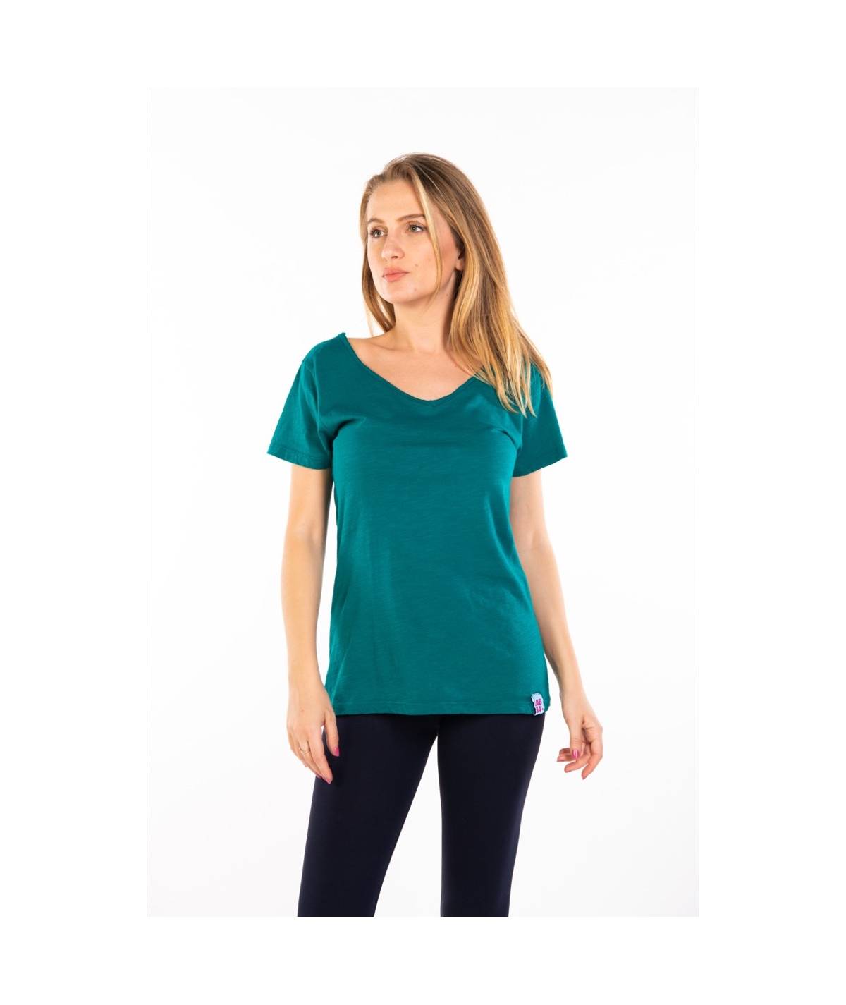 Lab84 T-SHIRT COLLO V Sottocosto