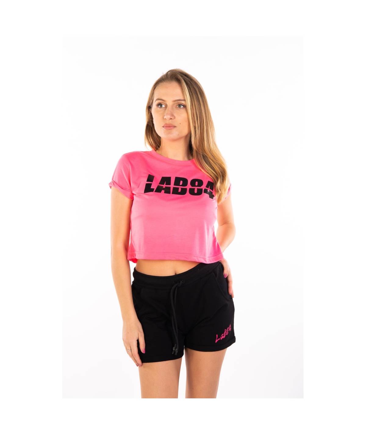 Lab84 CROP TOP FLUO Economico