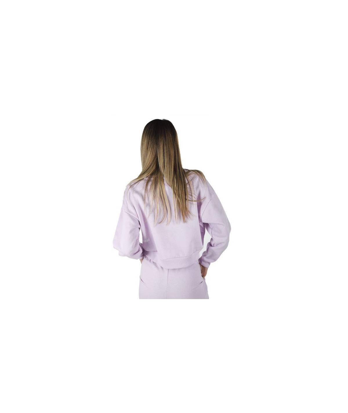 Lab84 FELPA CROP TOP GIROCOLLO Soddisfazione Garantita