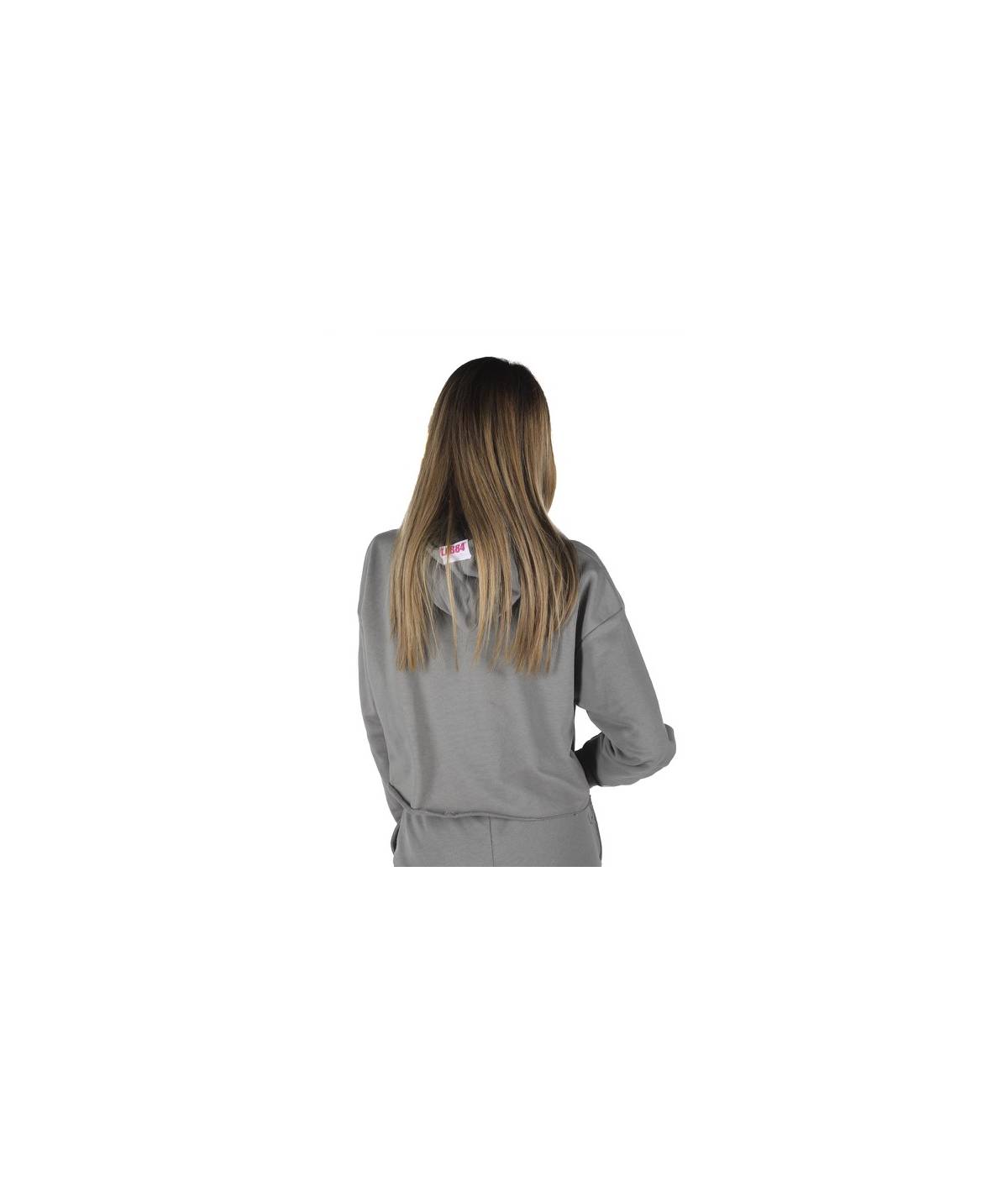 Lab84 FELPA CROP TOP CAPPUCCIO I Più Venduti