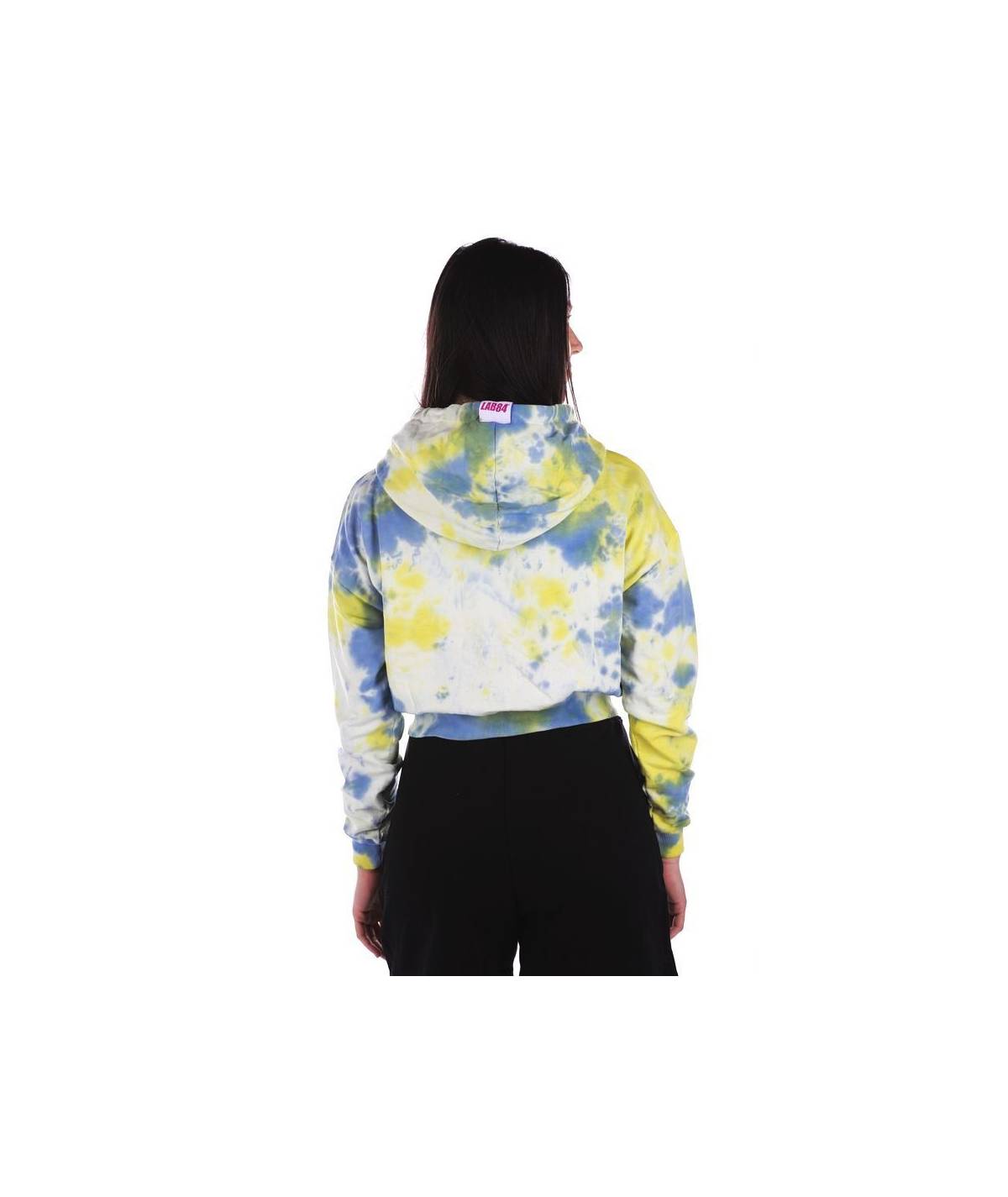 Lab84 FELPA ZIP CROP TOP Fino Al -60%