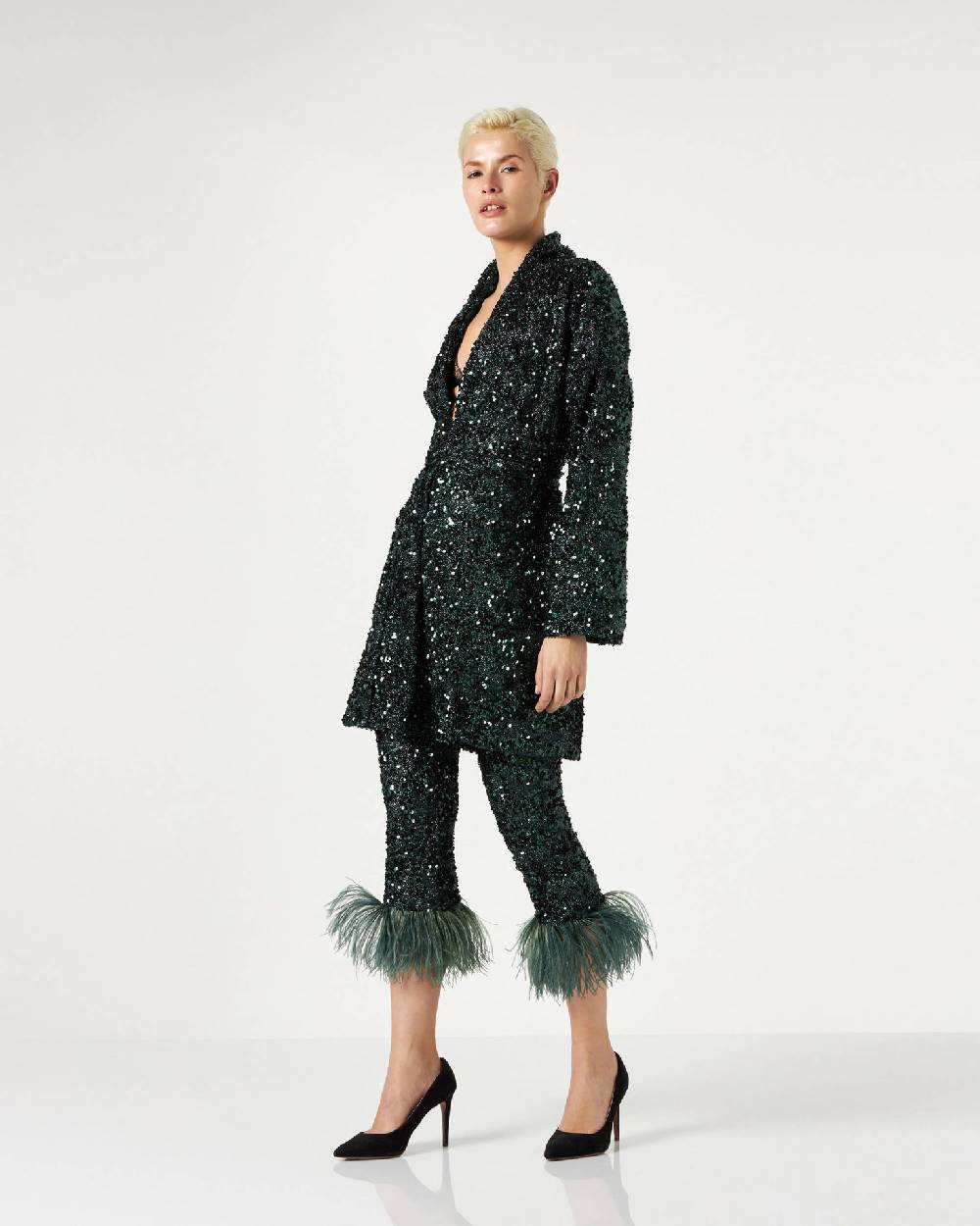 Le Twins Emma Paillettes Lurex Verde Lightning offer