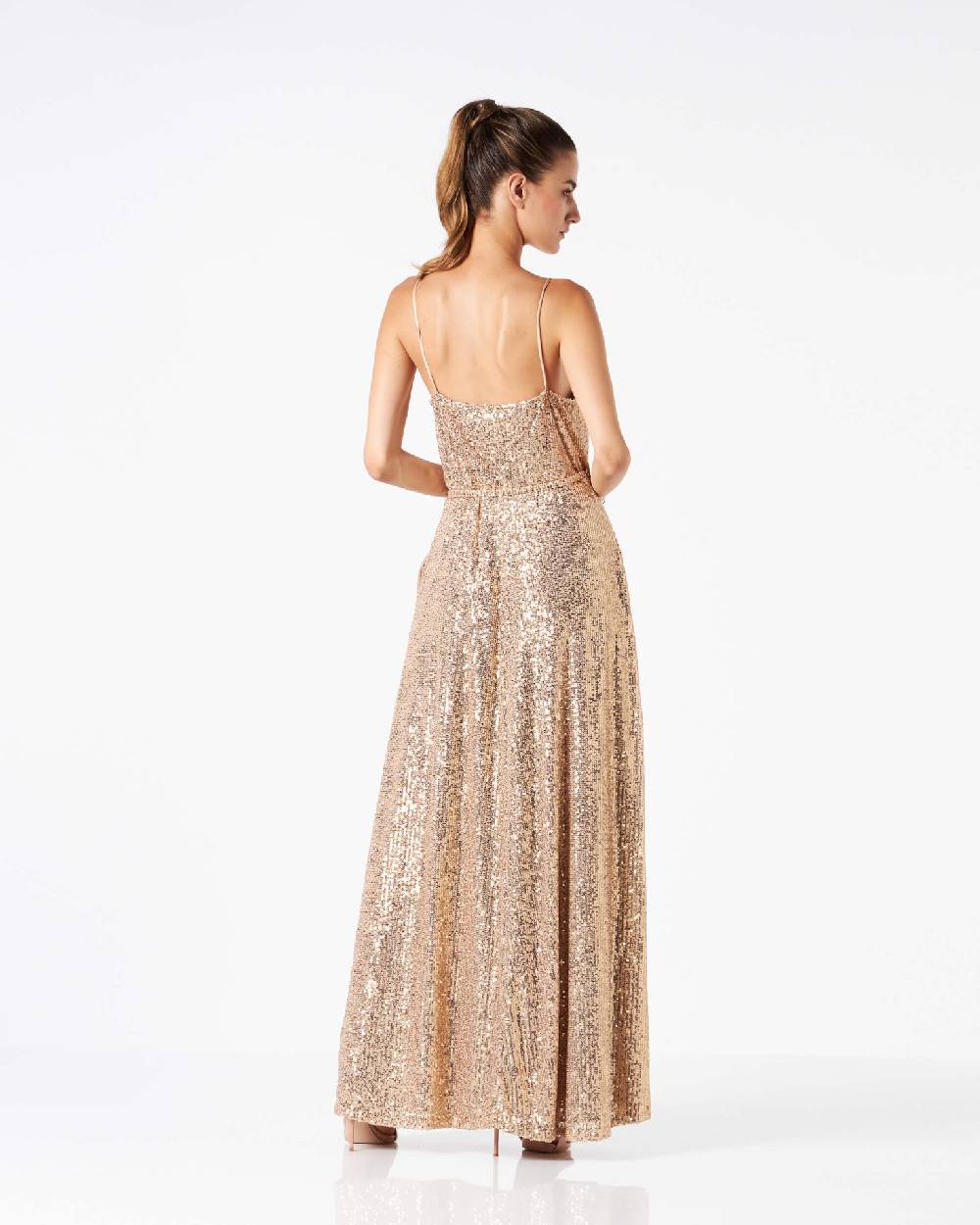 Le Twins Ary Incrocio Paillettes Oro Saldi Di Fabbrica