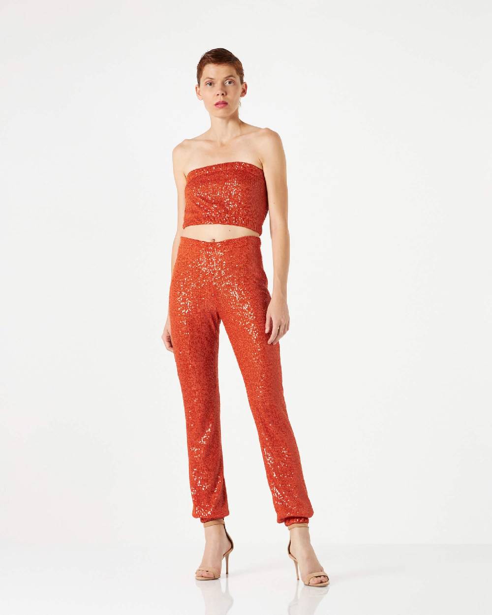 Le Twins Ludo Paillettes Arancio Saldi