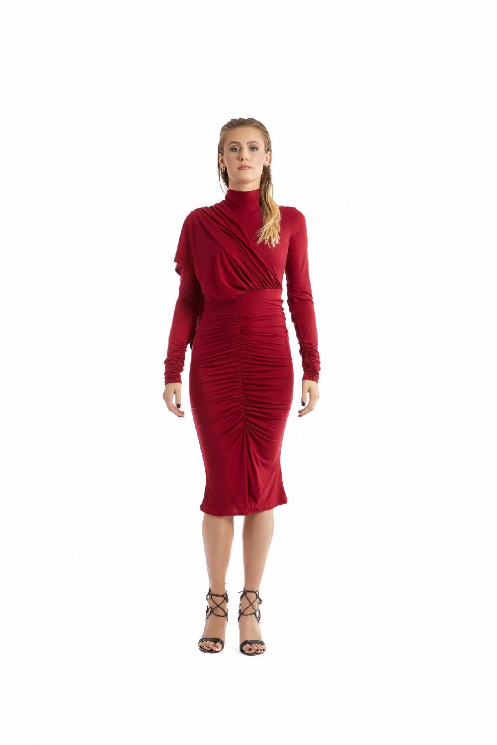 Le Twins Abito Camilla – Rosso Vendite Flash
