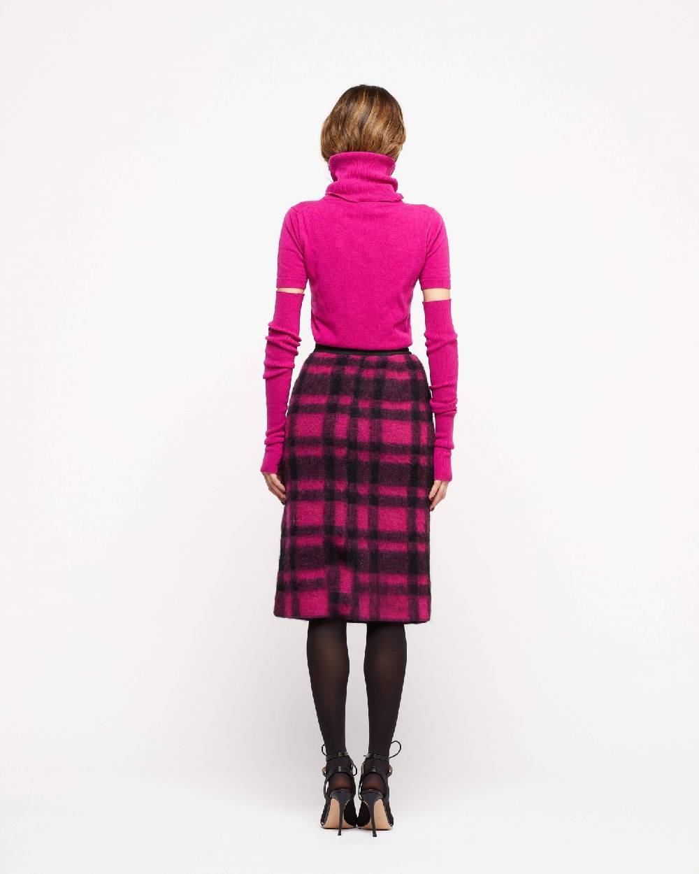Le Twins Gonna Vilma – Quadri Fucsia e Nero Flash Sale