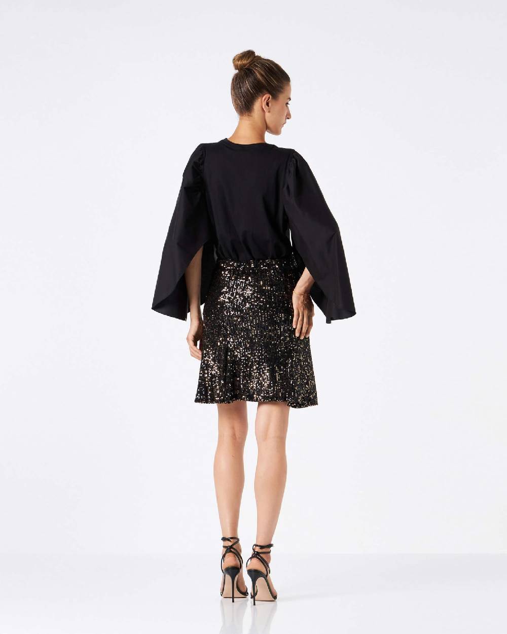 Le Twins Nina Paillettes Nero e Oro Offerte