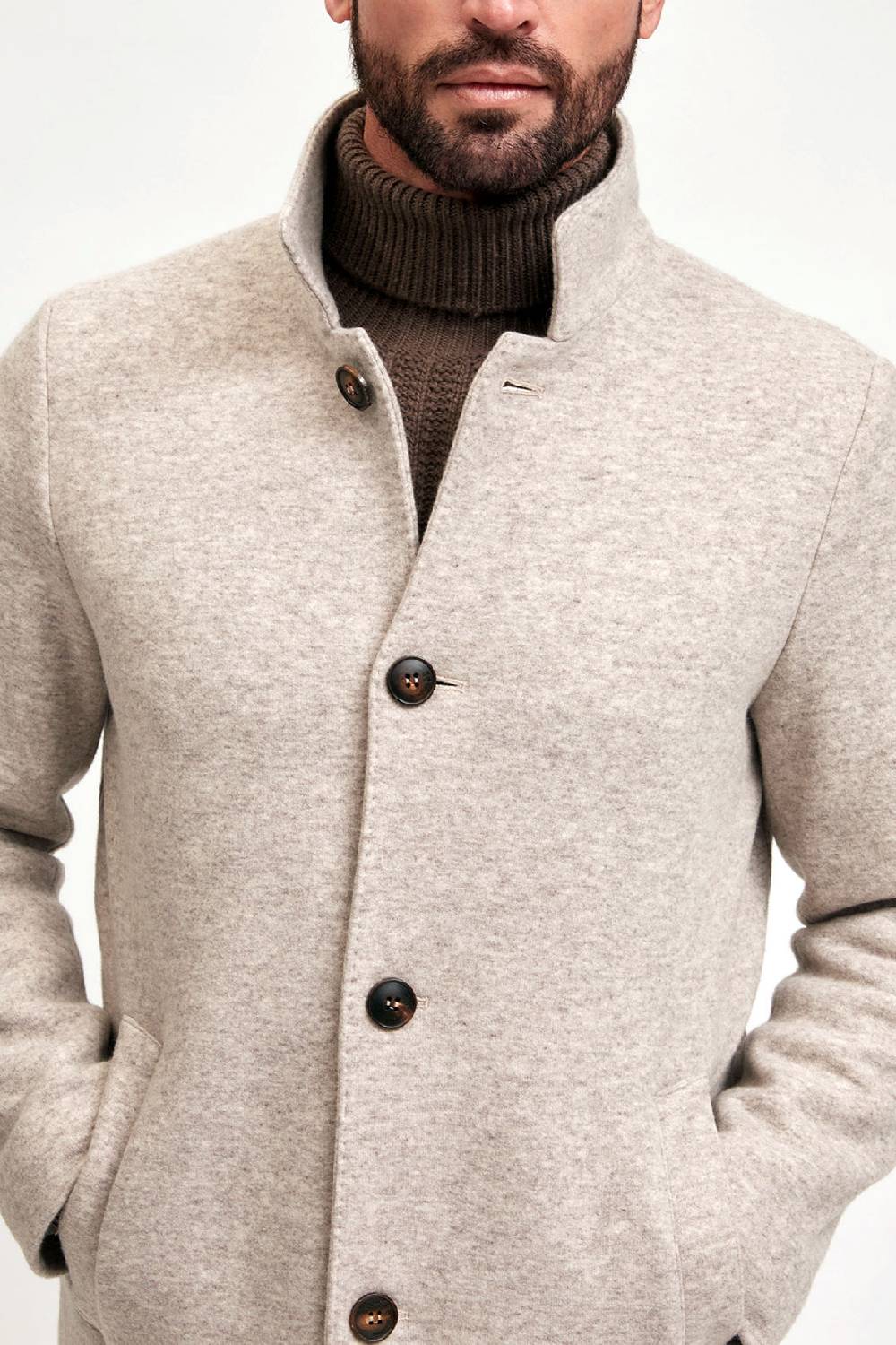 Manzoni 24 Cappotto jersey in tessuto cashmere Loro Piana Economico