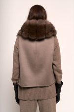 Manzoni 24 Gilet zibellino con cashmere Negozio