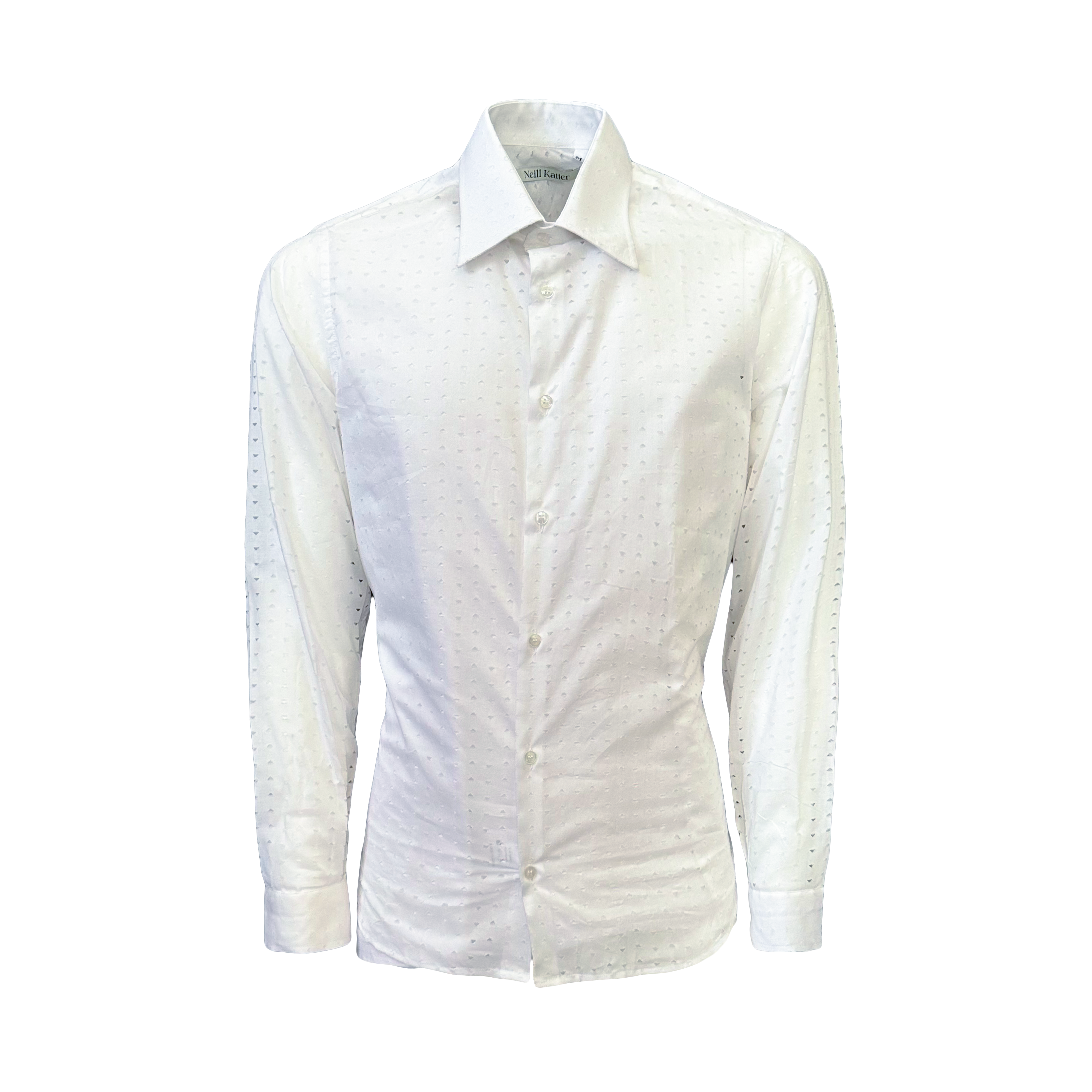 Neill Katter Camcia White Triangles Qualità Garantita