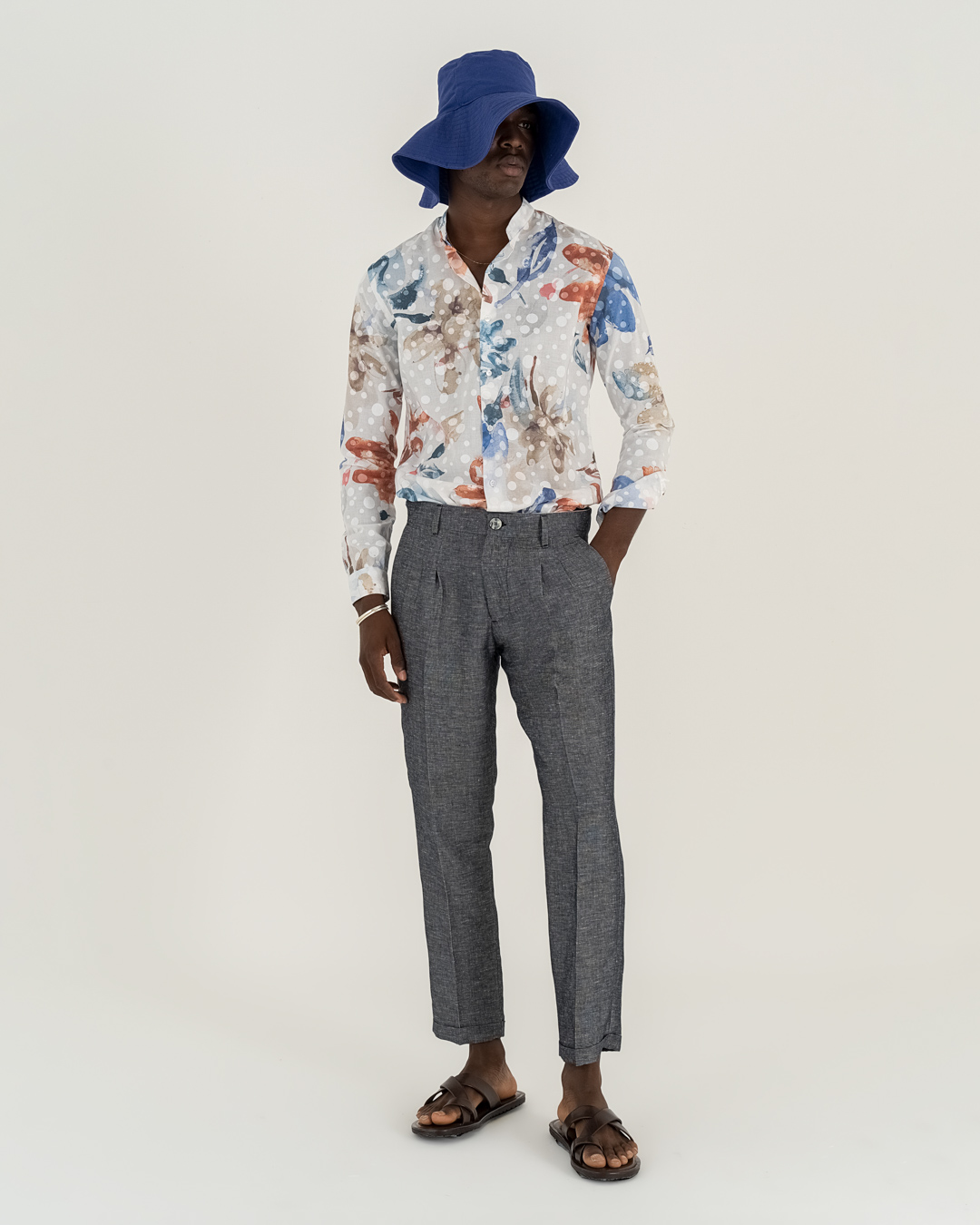 Neill Katter Camicia Paintstrokes Nuovo