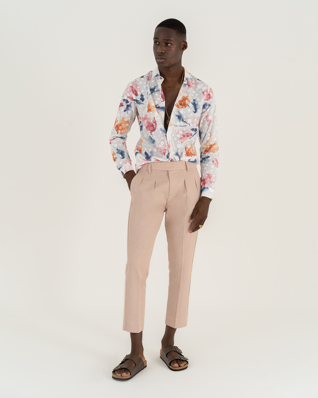 Neill Katter Camicia Paintstrokes Eleganza Qualità