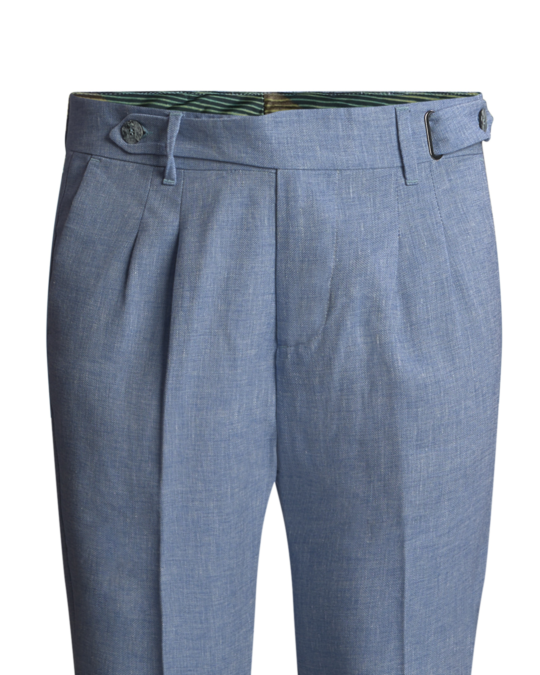 Neill Katter Pantalone Eleganza di Lino Enormi sconti