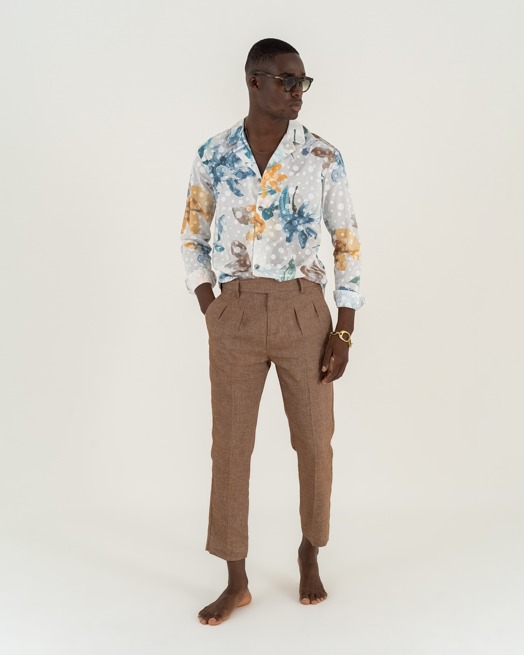 Neill Katter Pantalone Eleganza di Lino 50% di sconto con spedizione gratuita