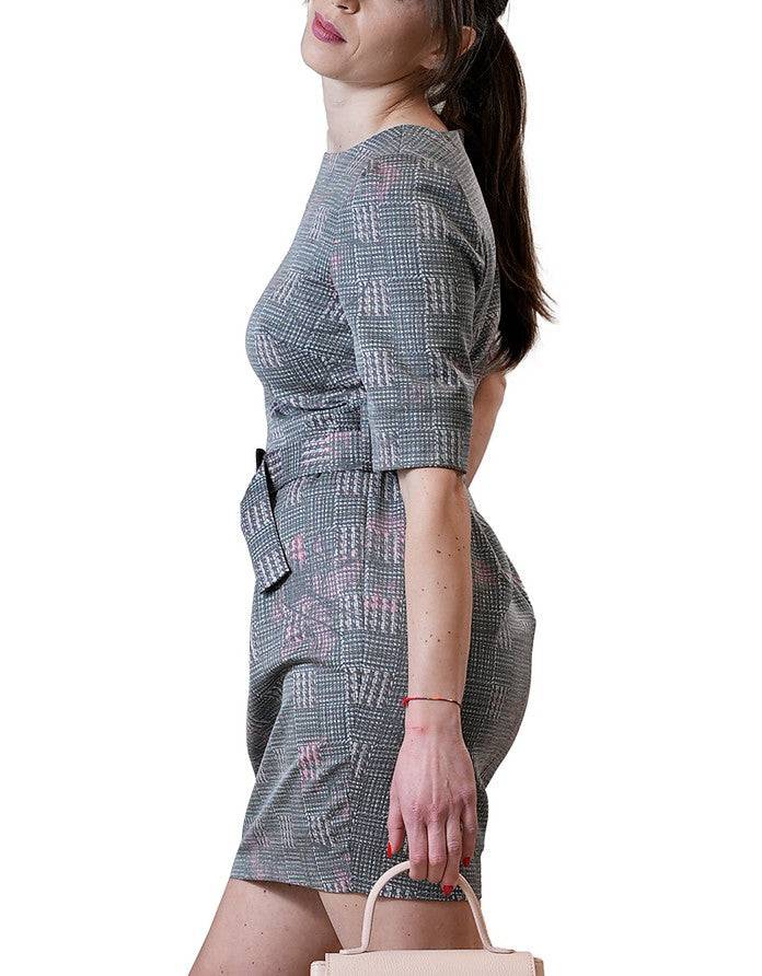 La Fabrique Assumptine Vestito Aderente Corto in Grigio Negozi Online