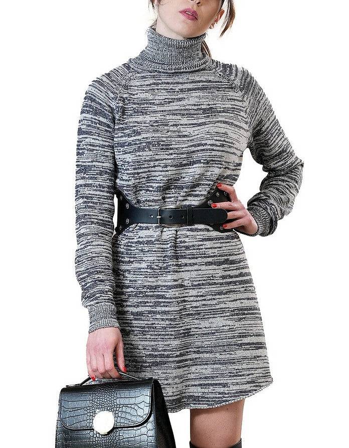 La Fabrique Charlotte Vestito in Maglia Grigio Fino Al -60%