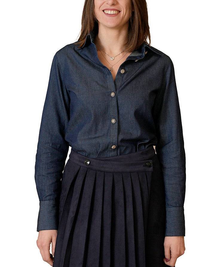 La Fabrique Ira Camicia in Denim Offerta