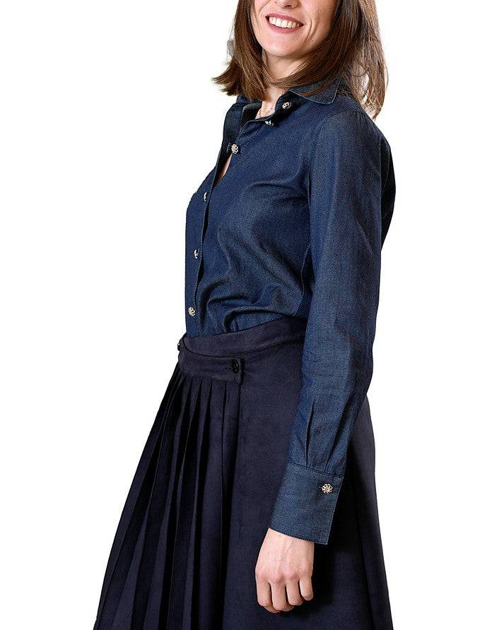 La Fabrique Ira Camicia in Denim Offerta
