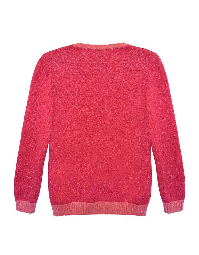 La Fabrique Lauren - Cardigan in Maglia Rosa Outlet