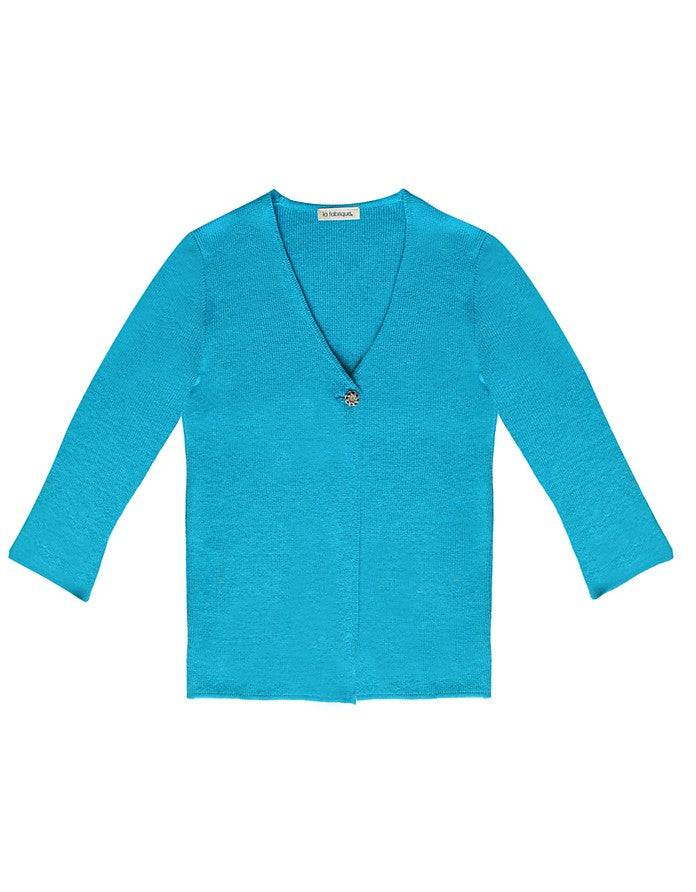 La Fabrique Madame Cardigan con Scollo a V in Maglia Hotsell
